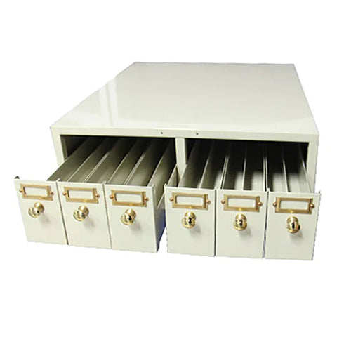 4E's USA slide storage cabinet