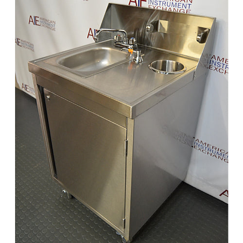 Portable stainless sink